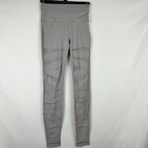 Lululemon wunder Under pant high rise Tech Mesh 28” size 4 Mesh fabric panels